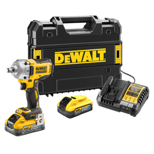 DeWalt DCF891H2T-GB 18V XR Brushless Impact Wrench with 2 x 5.0Ah Batteries & Charger - MonkeyTools