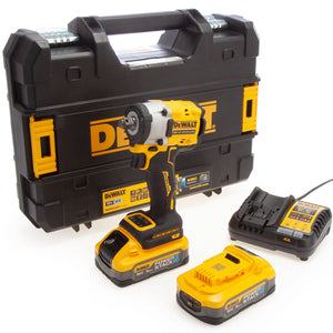 Dewalt DCF921H2T-GB 18V XR Brushless 1/2” Impact Wrench with 2x 5.0Ah Batteries & Charger - MonkeyTools