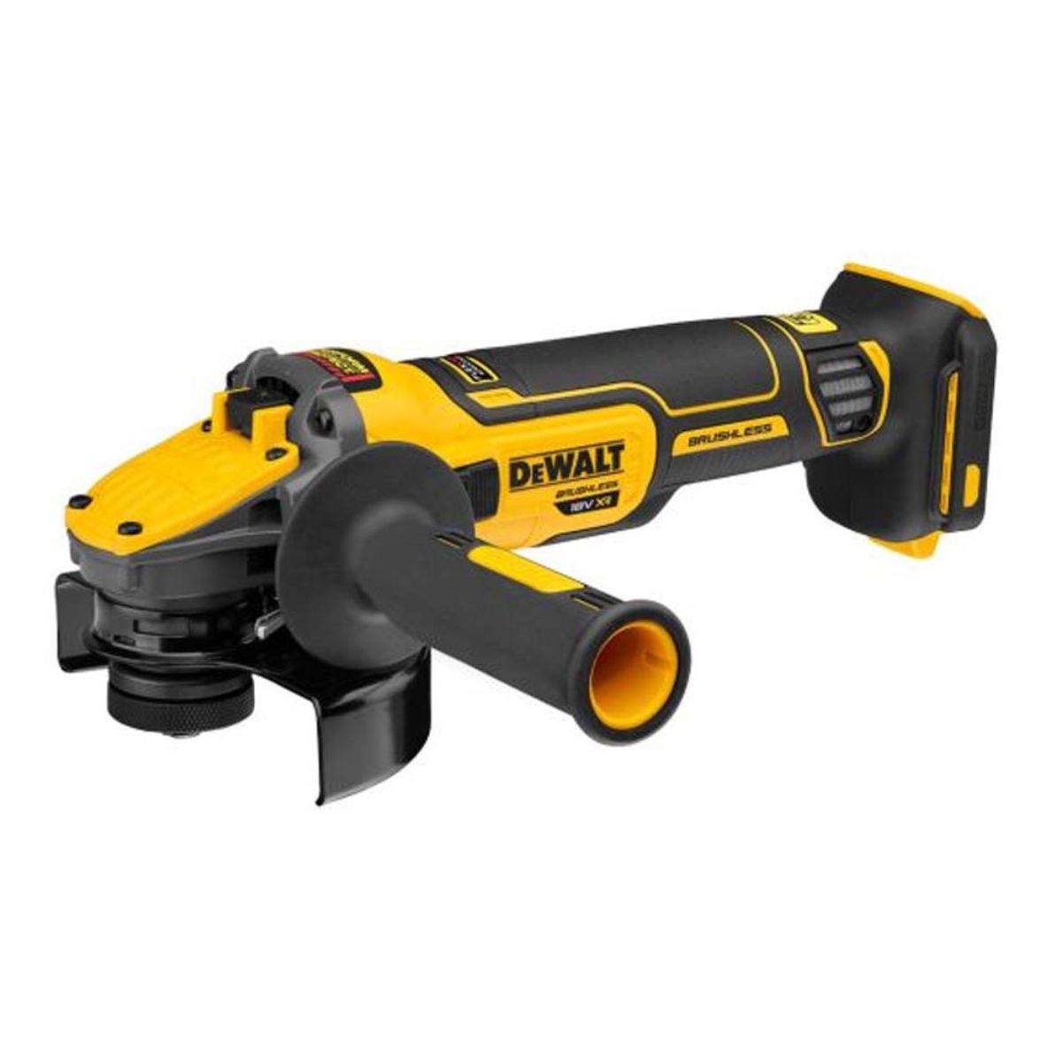 Dewalt DCG409H2T 18V XR Brushless 125mm Grinder with 2 x 5.0Ah Powerstack Batteries, Charger & TSTAK Case - MonkeyTools