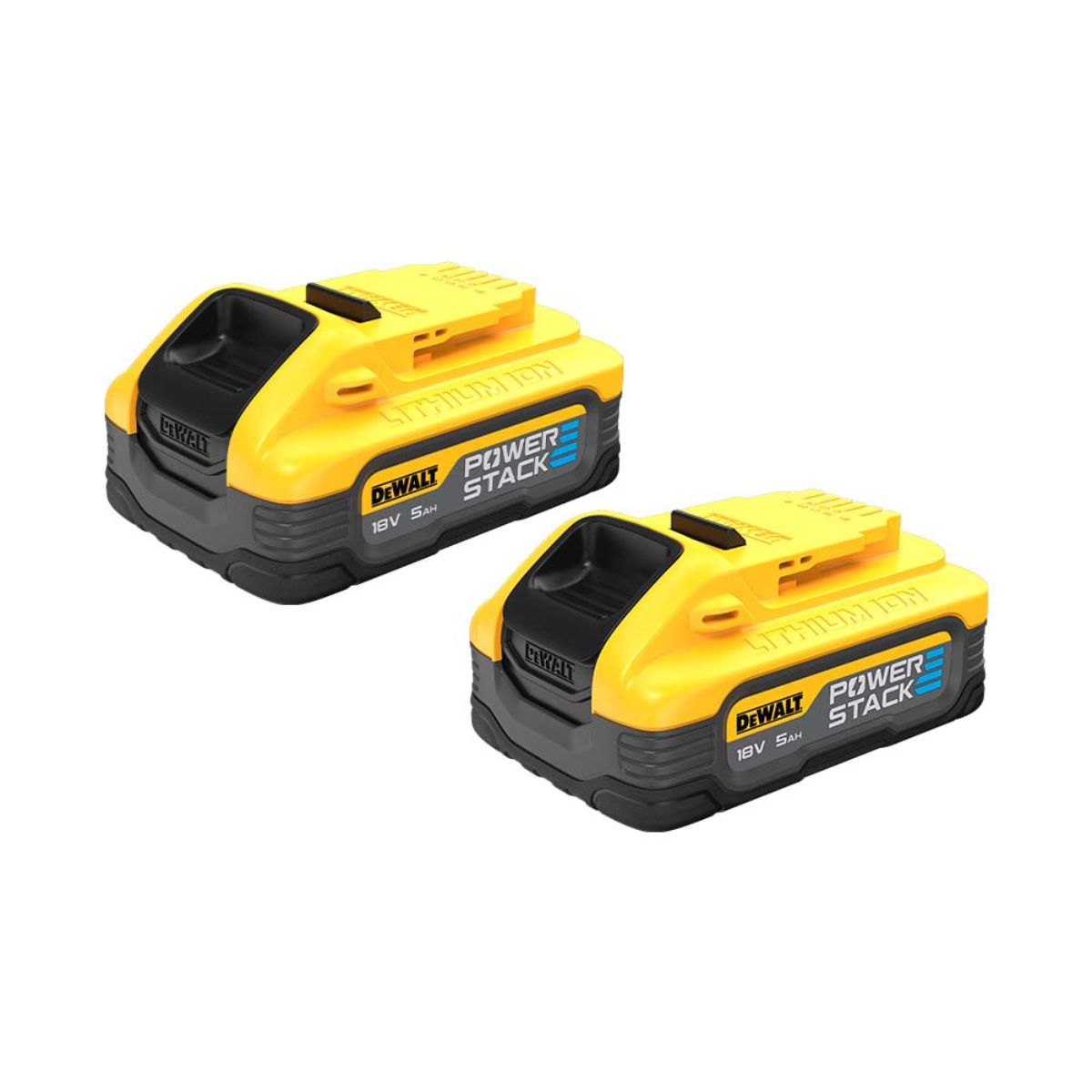 Dewalt DCG409H2T 18V XR Brushless 125mm Grinder with 2 x 5.0Ah Powerstack Batteries, Charger & TSTAK Case - MonkeyTools
