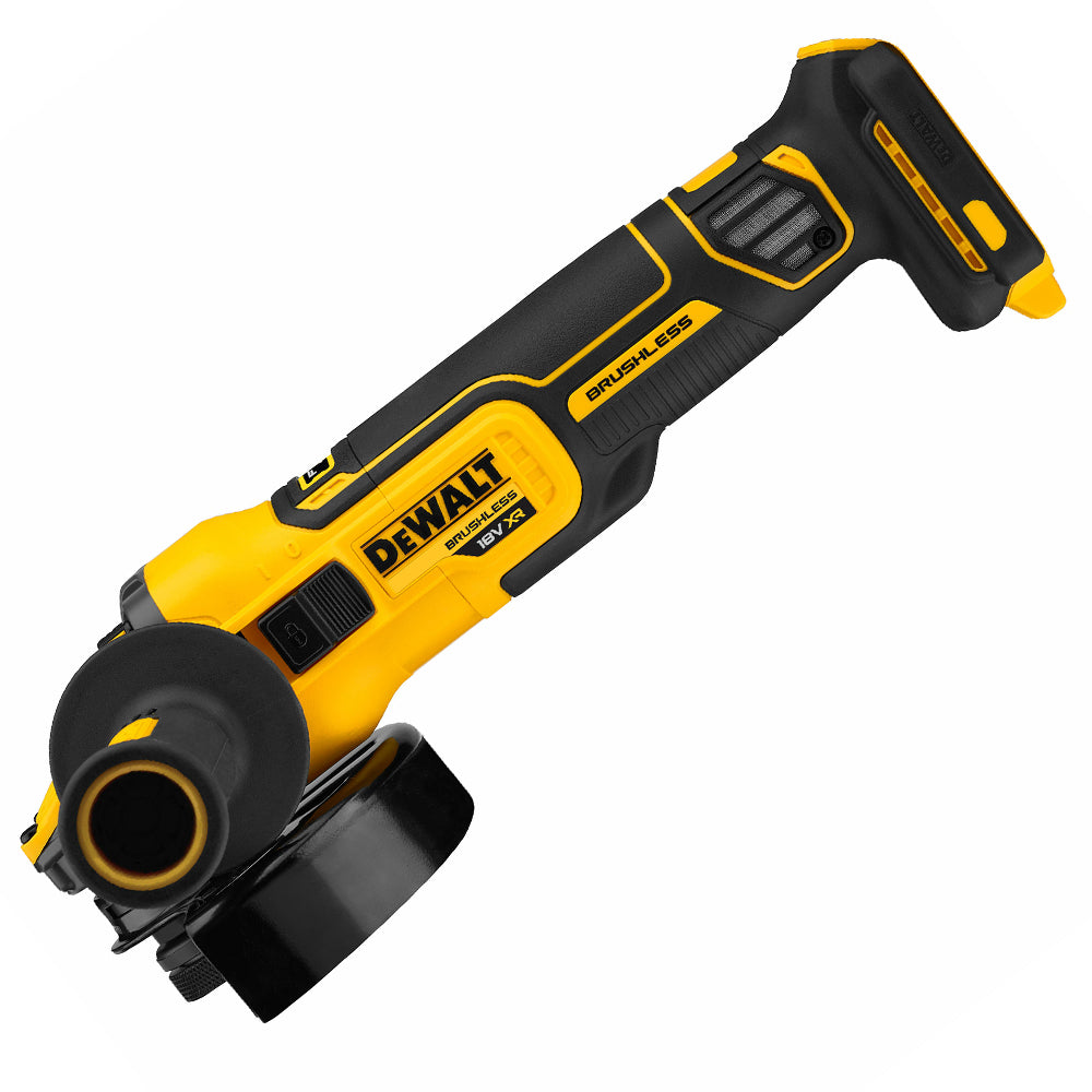 DeWalt DCG409T1 18V XR FlexVolt 125mm Brushless Grinder Kit with 6.0Ah Battery & Charger in Case - MonkeyTools