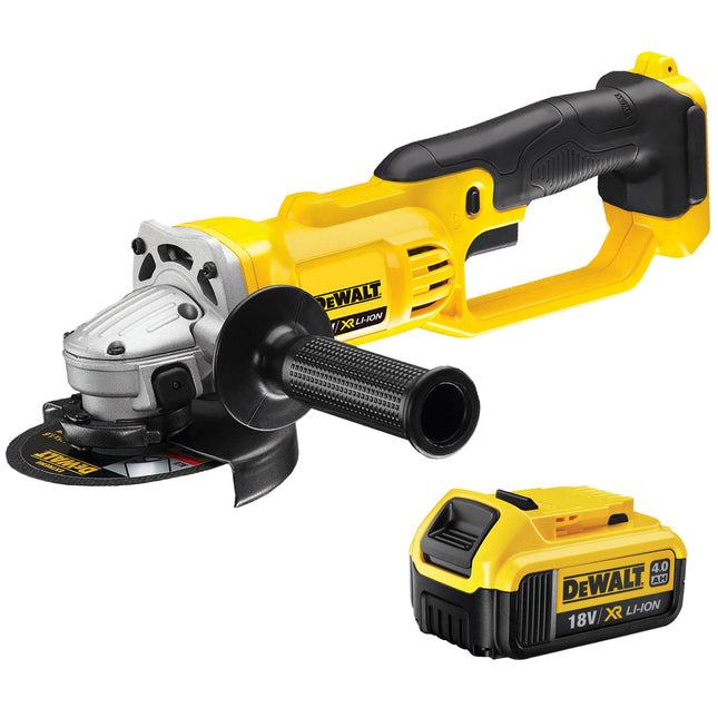 DeWalt DCG412N 18v XR 125mm Angle Grinder 1 x 4.0ah Battery - MonkeyTools