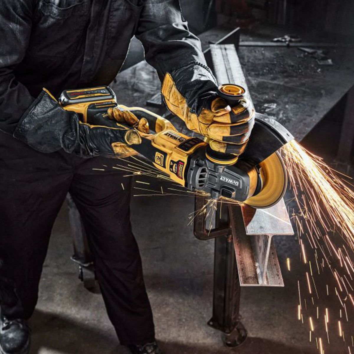 DeWalt DCG460X2 54V Brushless FlexVolt 230mm Angle Grinder with 2 x 9.0Ah Batteries, Charger & Case - MonkeyTools