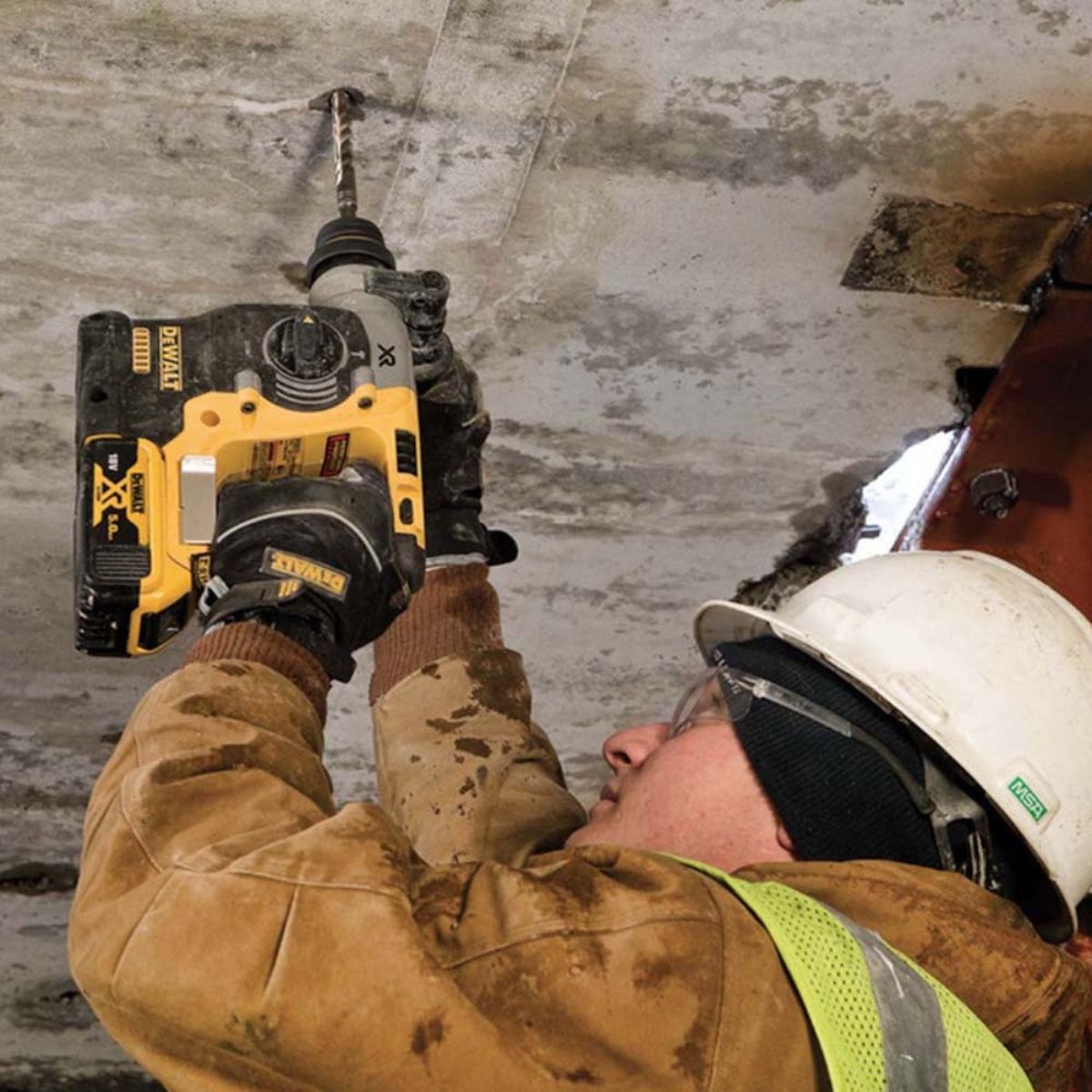 Dewalt DCH273H2T 18V XR Brushless SDS+ Hammer Drill with 2 x 5.0Ah Powerstack Batteries, Charger & TSTAK Case - MonkeyTools