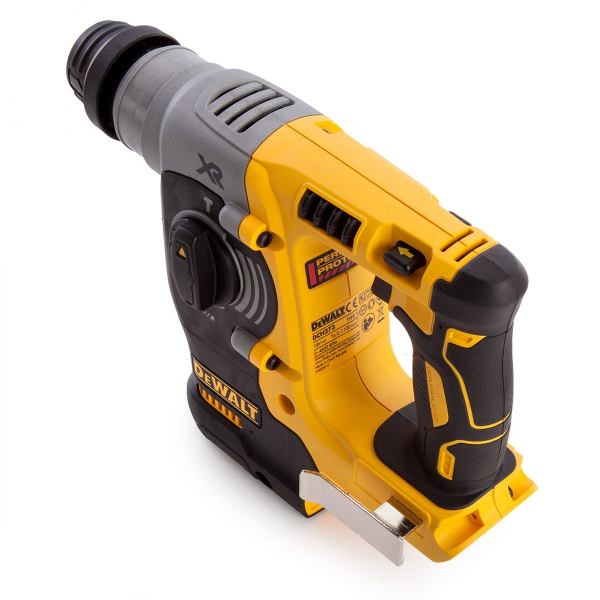 Dewalt DCH273N 18V Brushless Hammer Drill & 4 Piece Chisel Set + Keyless Chuck - MonkeyTools