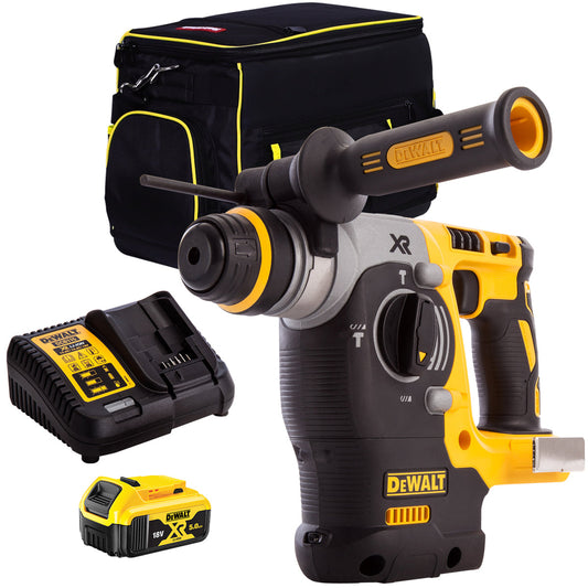 DeWalt DCH273N 18V Brushless SDS+ Rotary Hammer Drill with 1 x 5.0Ah Battery & Charger in Bag - MonkeyTools