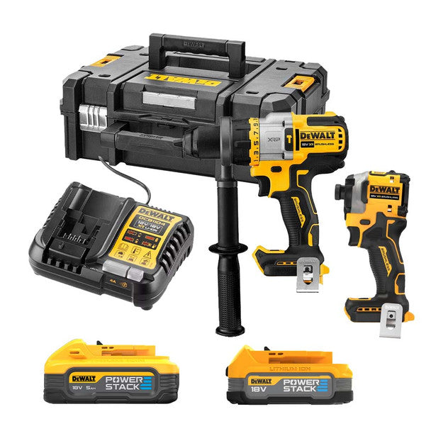 DeWalt DCK2052H1E1T-GB XR 2 Piece Kit with 1x 5.0Ah & 1x 1.7Ah Batteries 18V - MonkeyTools