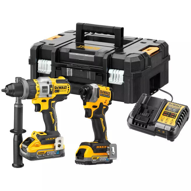 DeWalt DCK2052H1E1T-GB XR 2 Piece Kit with 1x 5.0Ah & 1x 1.7Ah Batteries 18V - MonkeyTools