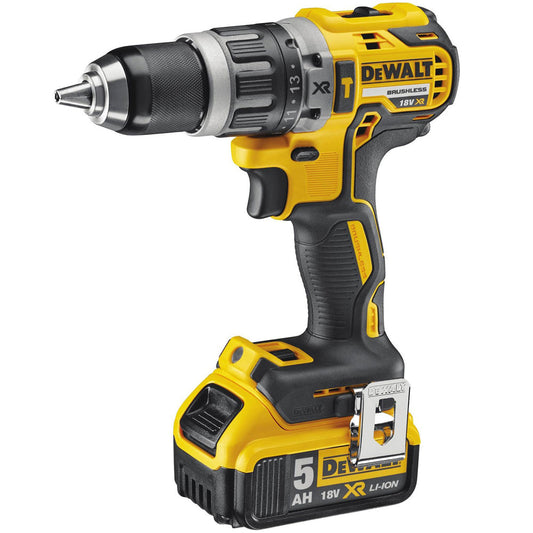 Dewalt DCK266P2-GB 18V XR Brushless Twin Pack With 2 x 5.0Ah Batteries Charger In Case - SPL - MonkeyTools