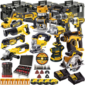 Dewalt DCKT4T13B4A 18V 4 x 5.0Ah Batteries XR Li-Ion 13 Piece Toughsystem Kit with Accessories Set - MonkeyTools