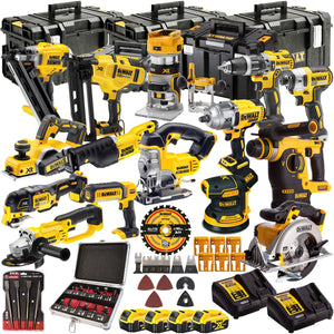 Dewalt DCKT4T15B4A 18V 4 x 5.0Ah Batteries XR Li-Ion 15 Piece Toughsystem Kit with Accessories Set - MonkeyTools