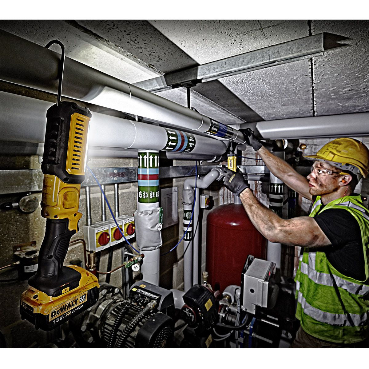 Dewalt DCL050N 18V Li-ion XR Handheld LED Work Light Torch Body Only - MonkeyTools
