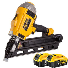 DeWalt DCN692N 18V Brushless First Fix Framing Nailer with 2 x 5.0Ah Battery