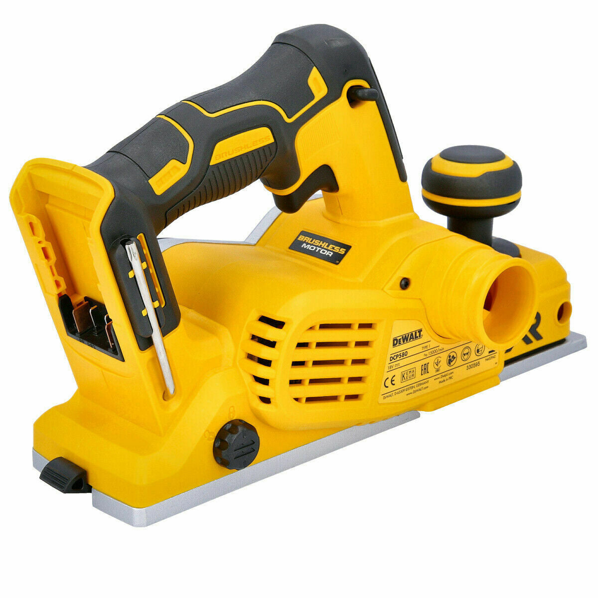 Dewalt DCP580N 18V Cordless Brushless 82mm Planer with 1 x 5.0Ah Battery Charger & Bag - MonkeyTools