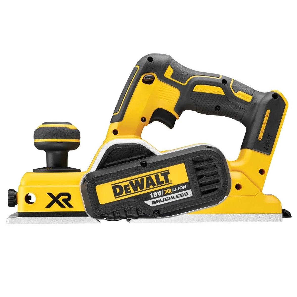 Dewalt DCP580N 18V Cordless Brushless 82mm Planer with 1 x 5.0Ah Battery Charger & Bag - MonkeyTools