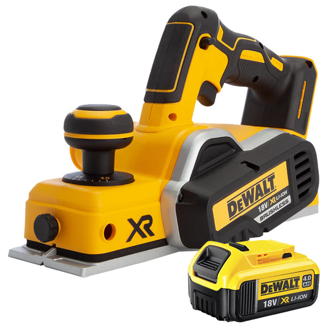 Dewalt DCP580N XR Brushless 18V Li-ion Planer With 1 x 4.0Ah Battery - MonkeyTools