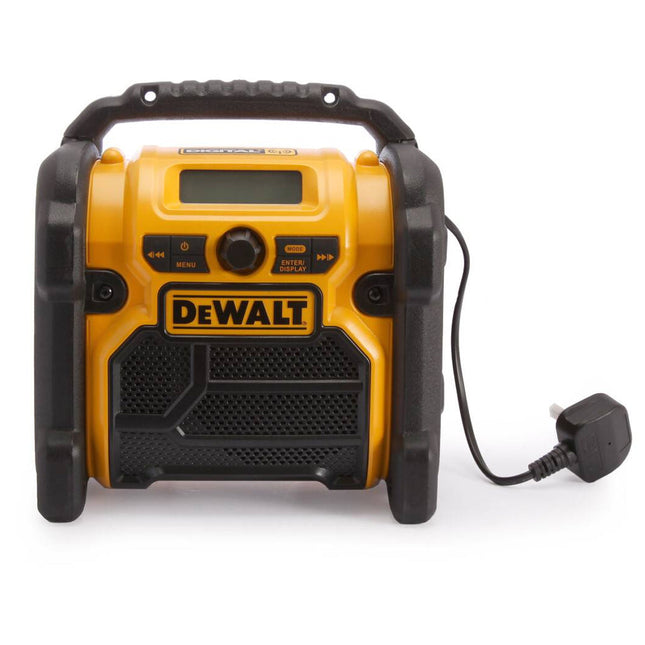 Dewalt DCR020 XR 10.8V 18V Compact DAB Digital Jobsite Radio 240V Body Only - MonkeyTools