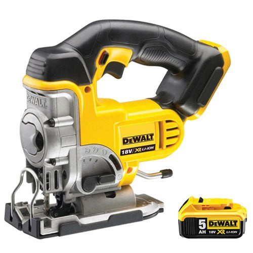 Dewalt DCS331N 18V Li-ion Cordless Jigsaw Body With 1 x 5.0Ah Battery - MonkeyTools