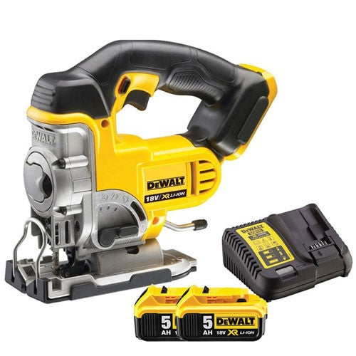 Dewalt DCS331N 18V XR Cordless Jigsaw with 2 x 5.0Ah Batteries & Charger - MonkeyTools