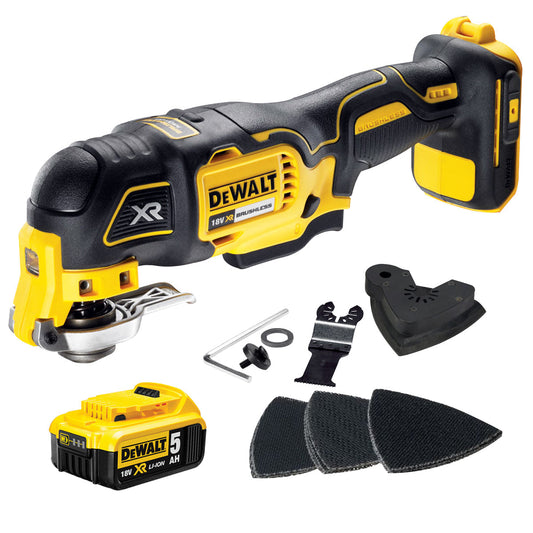 Dewalt DCS355N 18V Brushless Oscillating Multi-Tool With 5.0Ah Battery - MonkeyTools