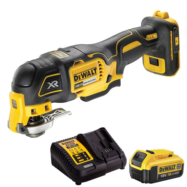 Dewalt DCS356N 18V Brushless Oscillating MultiTool with 1 x 4.0Ah Battery & Charger - MonkeyTools