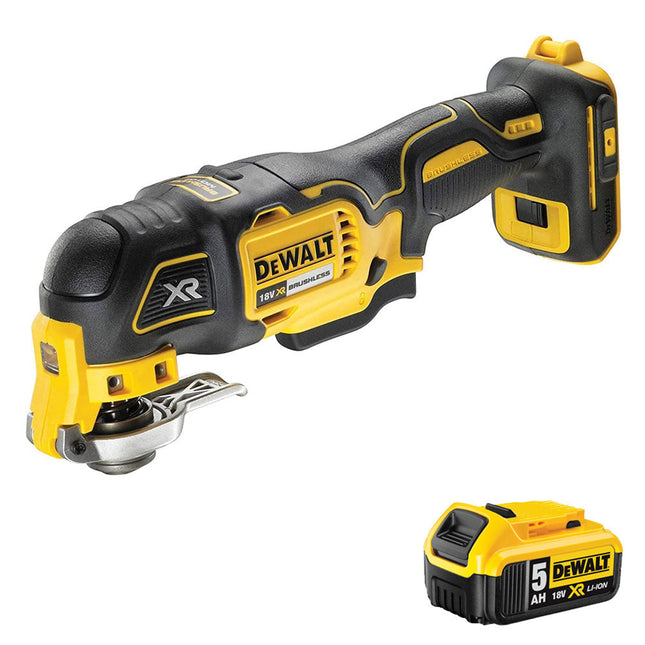 Dewalt DCS356N 18V Brushless Oscillating MultiTool with 1 x 5.0Ah Battery - MonkeyTools