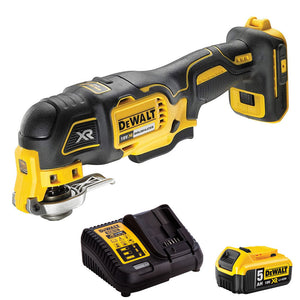 Dewalt DCS356N 18V Brushless Oscillating MultiTool with 1 x 5.0Ah Battery & Charger - MonkeyTools