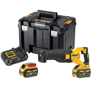 DeWalt DCS389T2-GB 54V XR FlexVolt Brushless Reciprocating Saw with 2 x 6.0Ah Batteries & Charger - MonkeyTools