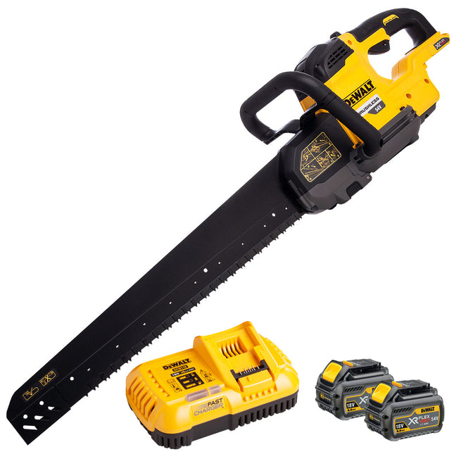 Dewalt DCS397T2 54V XR Flexvolt Brushless Alligator Saw With 2 x 6.0Ah Batteries & Charger - MonkeyTools