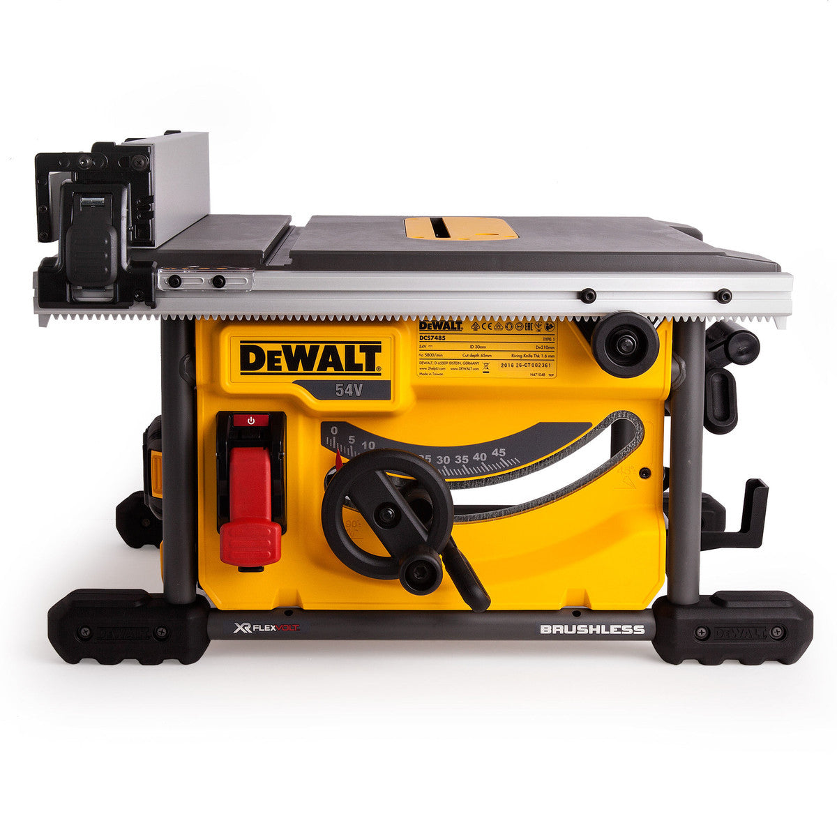 Dewalt DCS7485T2 54V Flexvolt 210mm Table Saw with 2 x 6.0Ah Batteries & Charger - MonkeyTools