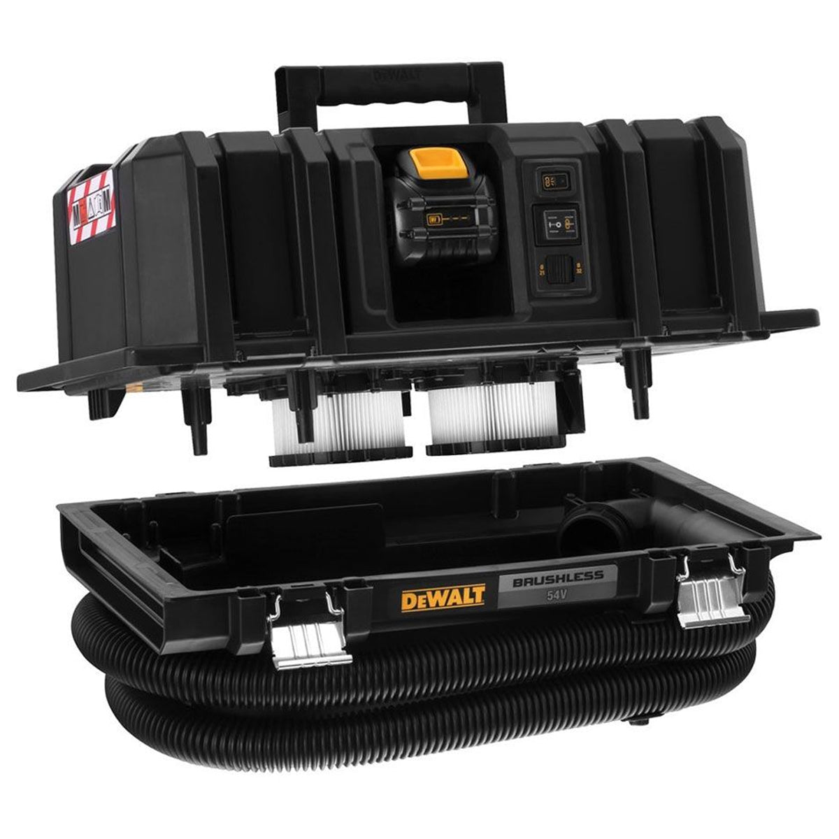 Dewalt DCV586MT2 54V Flexvolt M-Class Dust Extractor with 2 x 6.0Ah Batteries & Charger - MonkeyTools