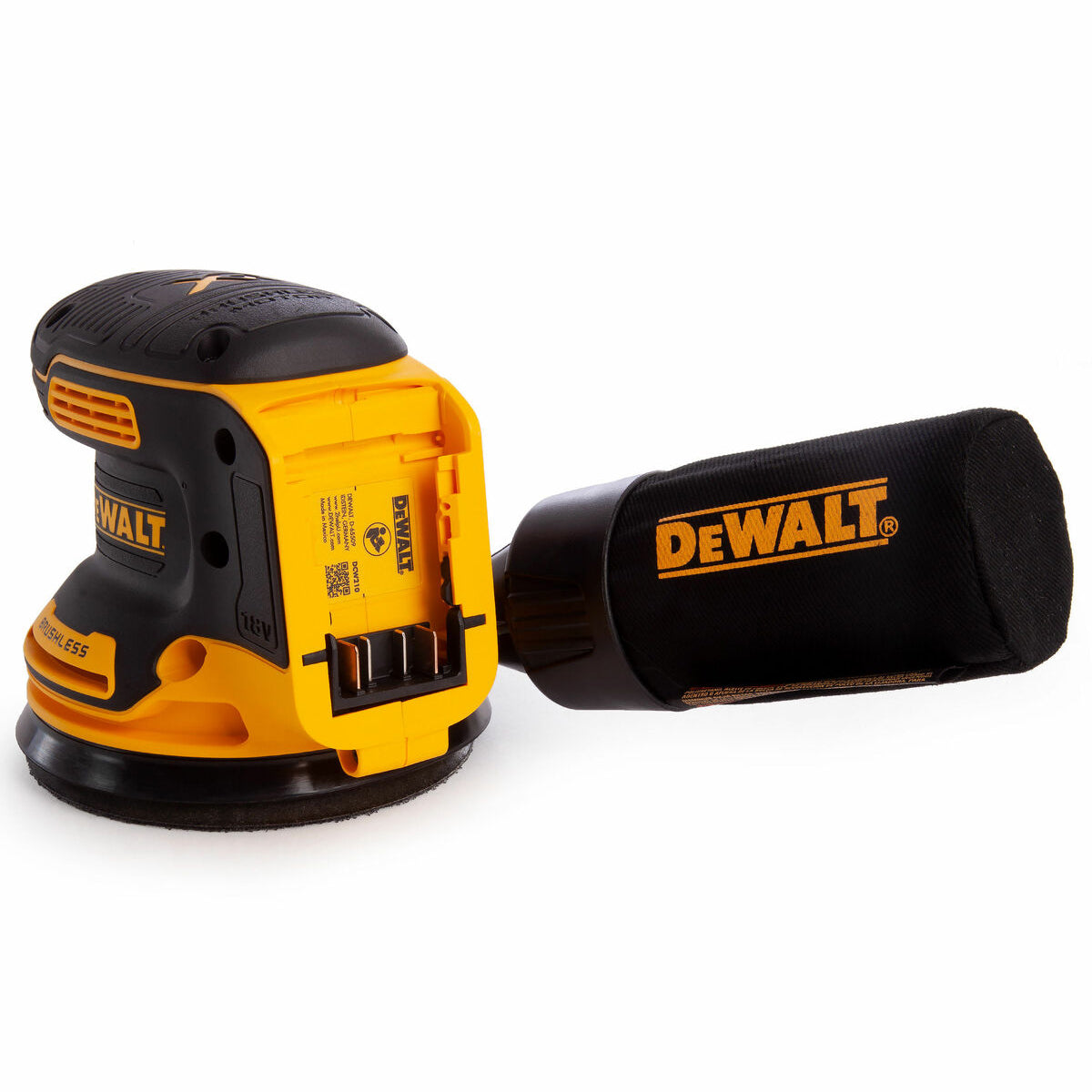 Dewalt DCW210N 18V Brushless 125mm Random Orbital Sander with 1 x 5.0Ah Battery - MonkeyTools