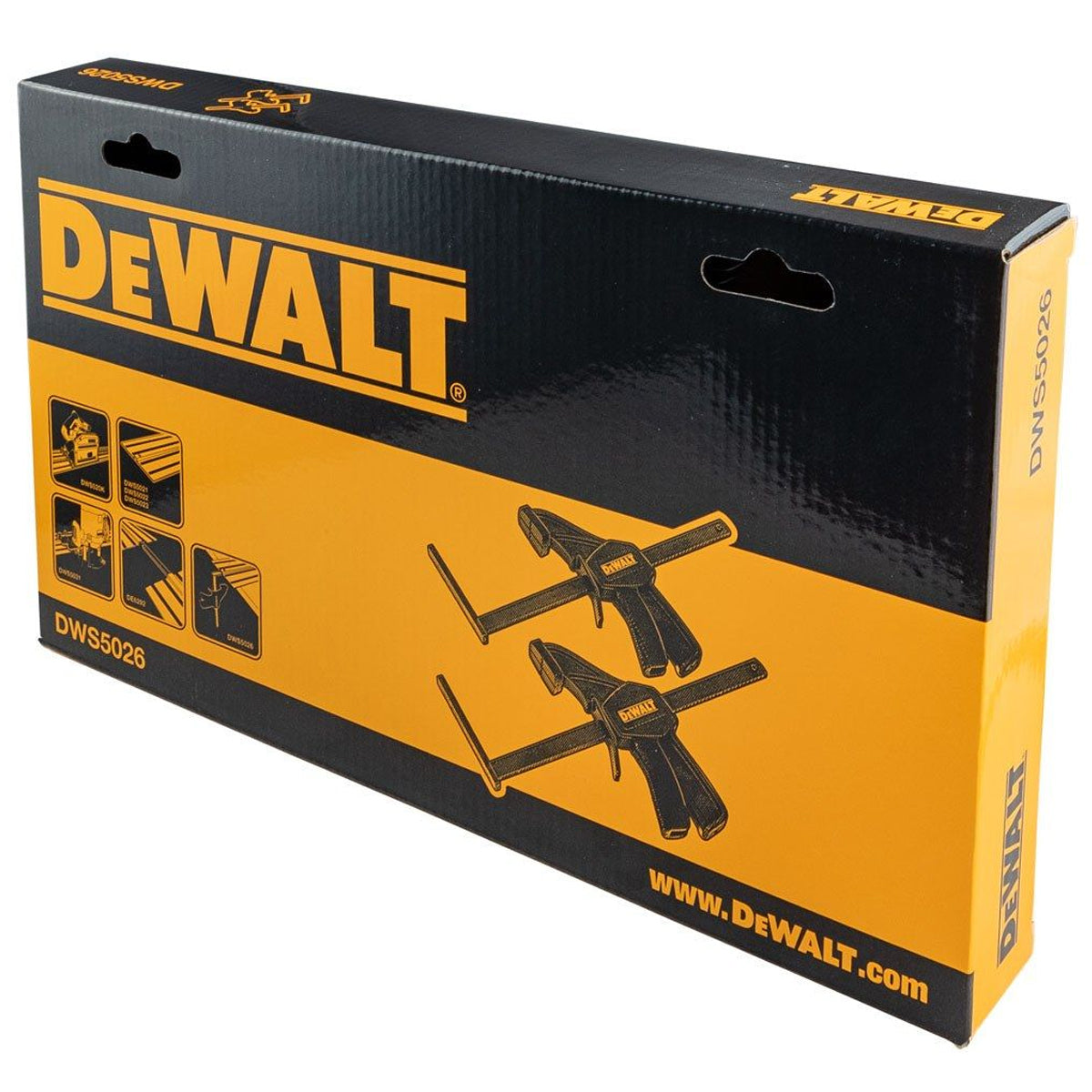 DeWalt DWS5026-XJ Plunge Saw Clamp Twin Pack for Guide Rail - MonkeyTools