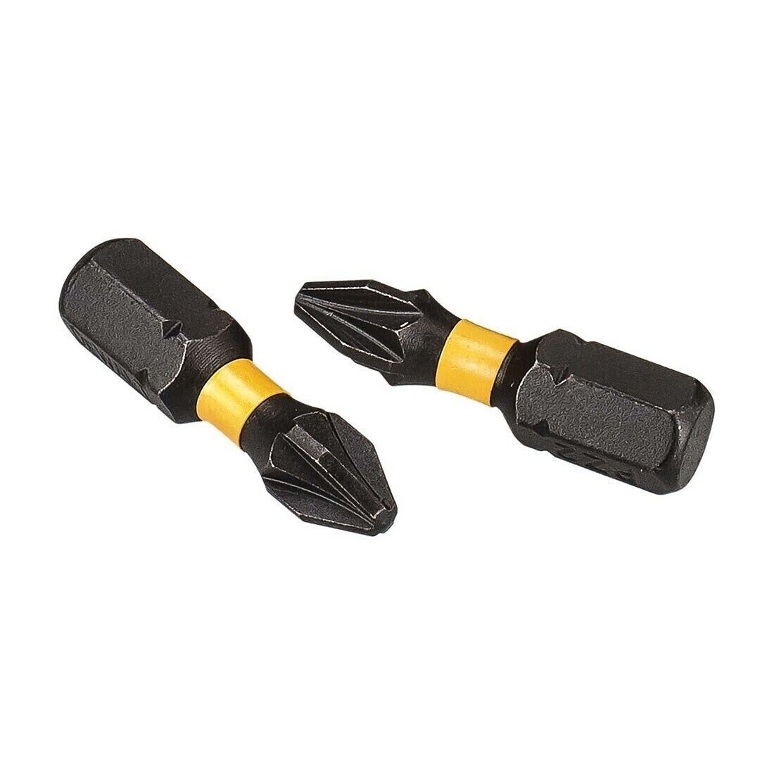 Dewalt 15 Piece Impact Extreme PZ2 Pozi Screwdriver Bits + Magnetic Bit Holder - MonkeyTools