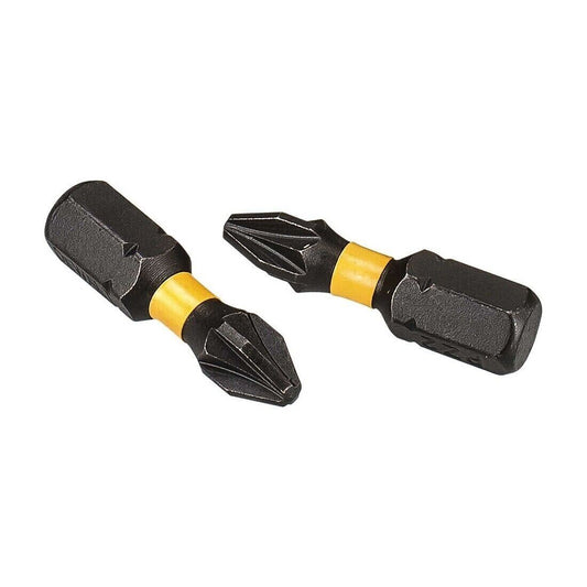 Dewalt 15 Piece Impact Extreme PZ2 Pozi Screwdriver Bits + Magnetic Bit Holder - MonkeyTools