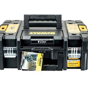 DEWALT 170703 X2 13.5L T-STAK II Twin Tool Case Empty 2pk Padlocked Lockable - MonkeyTools