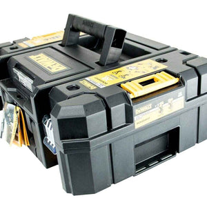 DEWALT 170703 X2 13.5L T-STAK II Twin Tool Case Empty 2pk Padlocked Lockable - MonkeyTools