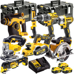 Dewalt 8 Piece 18V Li-ion Kit 3 x 5.0Ah Batteries & Charger DEW-KIT-3M