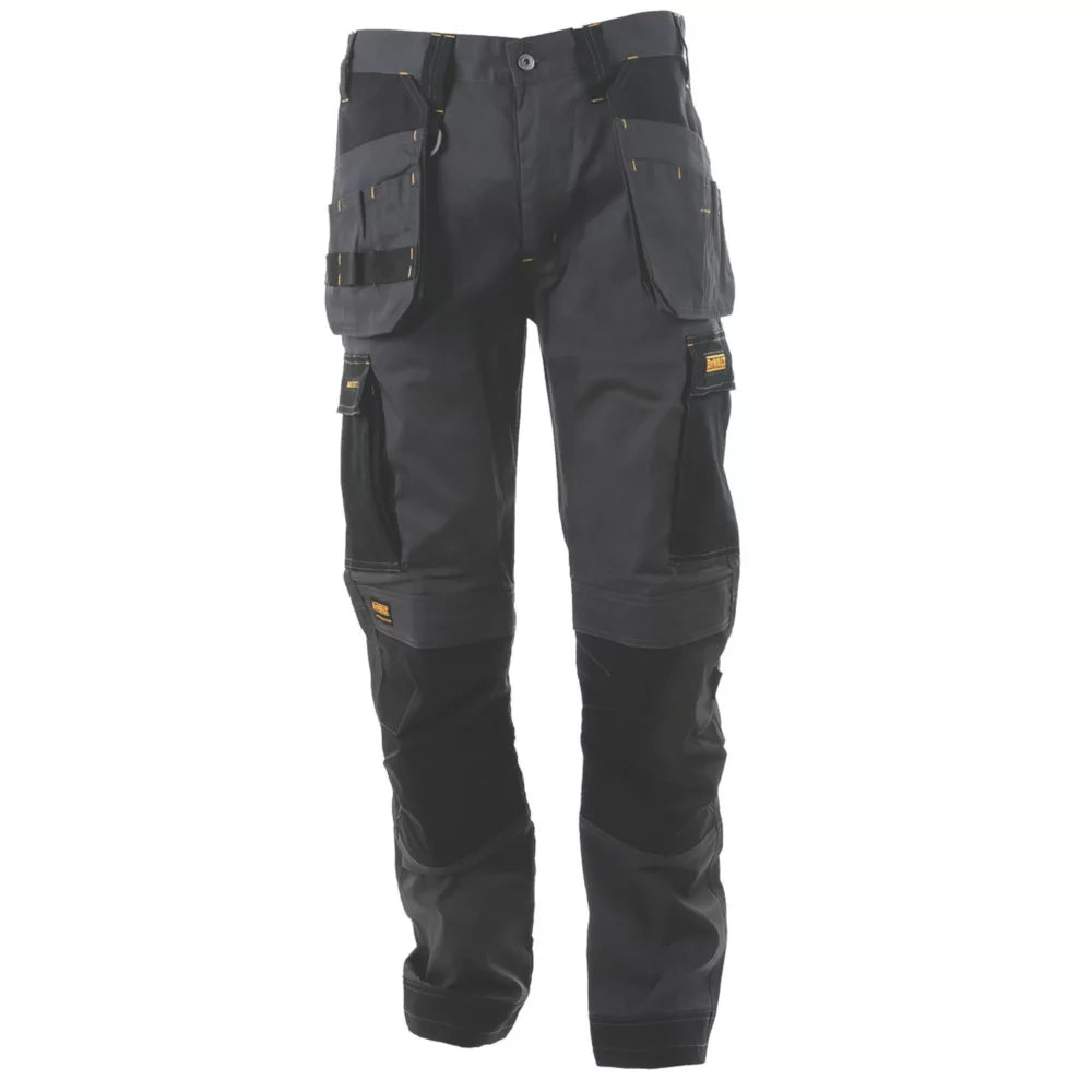 DEWALT BARSTOW HOLSTER WORK TROUSERS CHARCOAL GREY 30" W 29" L - MonkeyTools