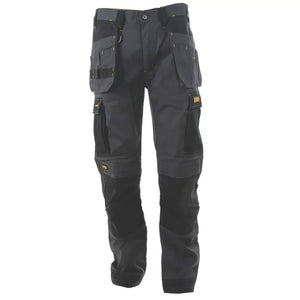DEWALT BARSTOW HOLSTER WORK TROUSERS CHARCOAL GREY 30