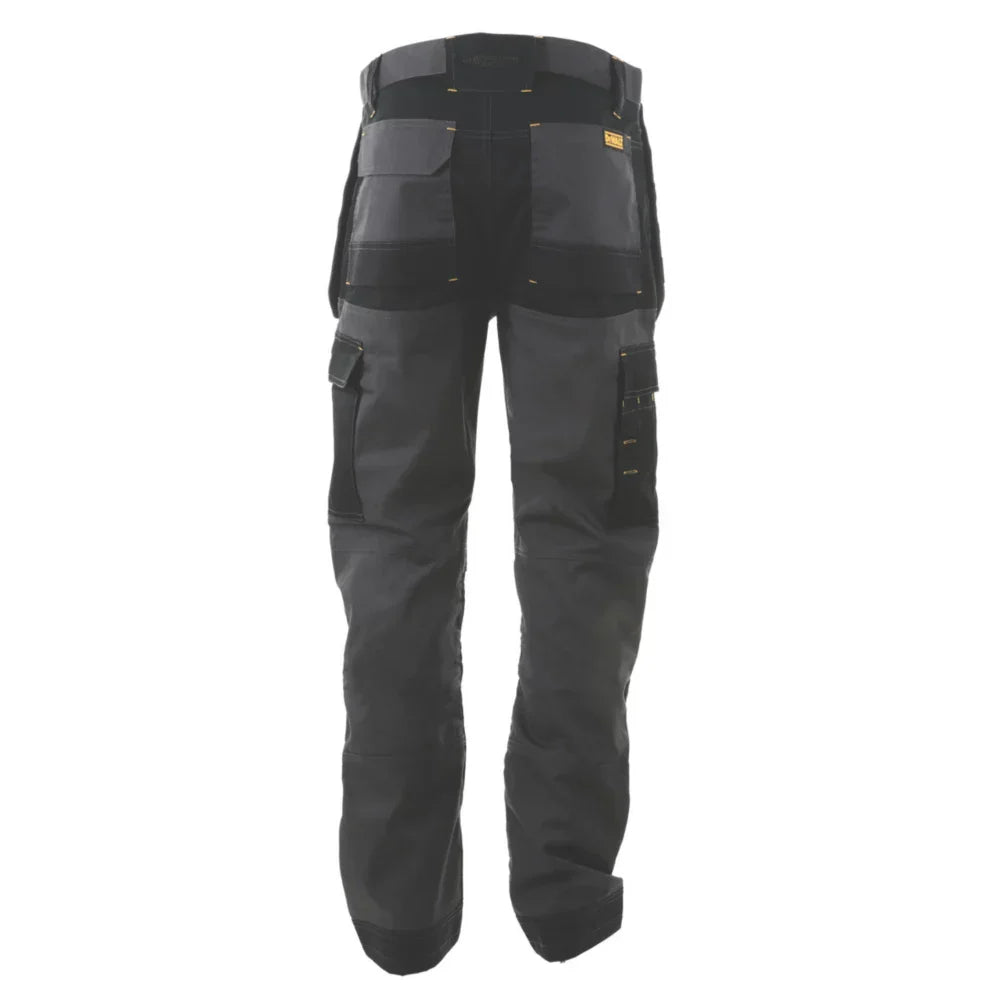 DEWALT BARSTOW HOLSTER WORK TROUSERS CHARCOAL GREY 32" W 31" L - MonkeyTools