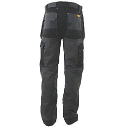 DEWALT BARSTOW HOLSTER WORK TROUSERS CHARCOAL GREY 34" W 31" L - MonkeyTools