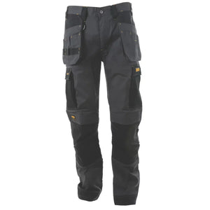 DEWALT BARSTOW HOLSTER WORK TROUSERS CHARCOAL GREY 40