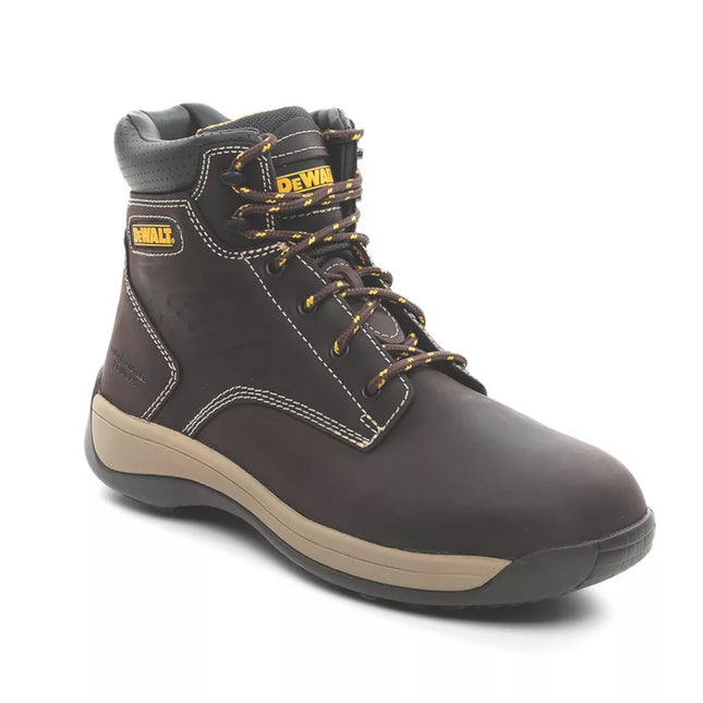 DEWALT BOLSTER SAFETY BOOTS BROWN SIZE 10 - MonkeyTools