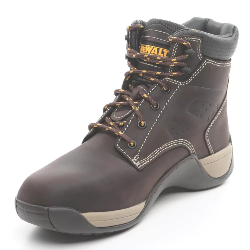 DEWALT BOLSTER SAFETY BOOTS BROWN SIZE 10 - MonkeyTools