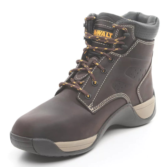 DEWALT BOLSTER SAFETY BOOTS BROWN SIZE 10 - MonkeyTools