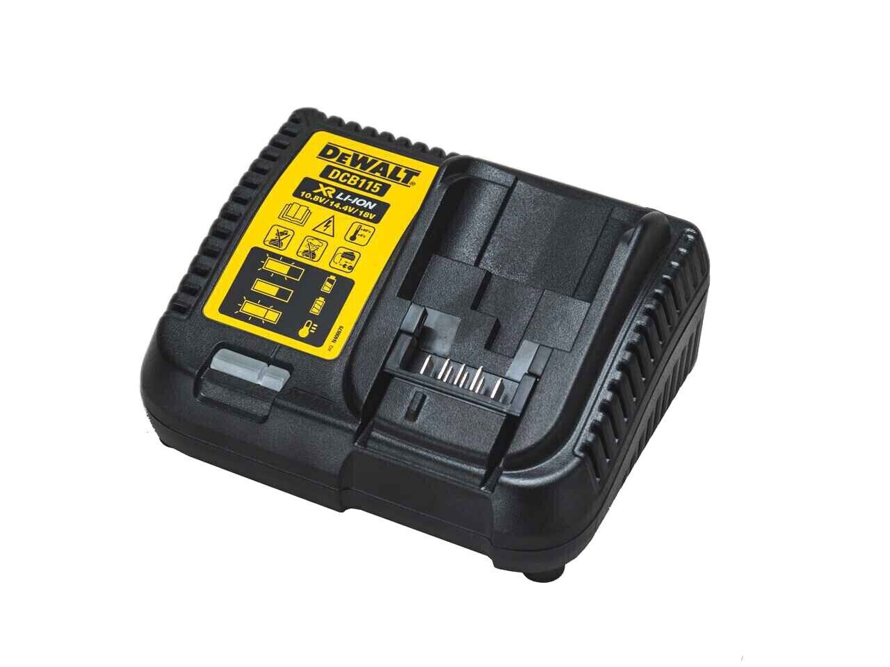 DeWalt DCB115 XR Multi Voltage Li-Ion Battery Charger 10.8v 18v Fast New DCB105 - MonkeyTools