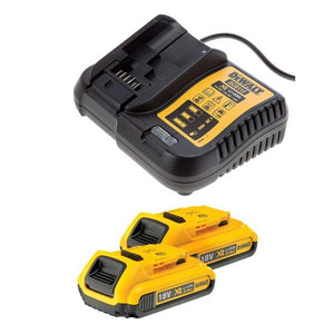 DEWALT DCB183X2/DCB112 2X 2.0AH 18V XR LI-ION BATTERIES AND CHARGER STARTER KIT - MonkeyTools