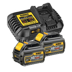 DEWALT DCB546-K2 XR FLEXVOLT 18V/54V POWER KIT WITH 2X DCB546 BATTERIES & 1X DCB116 CHARGER