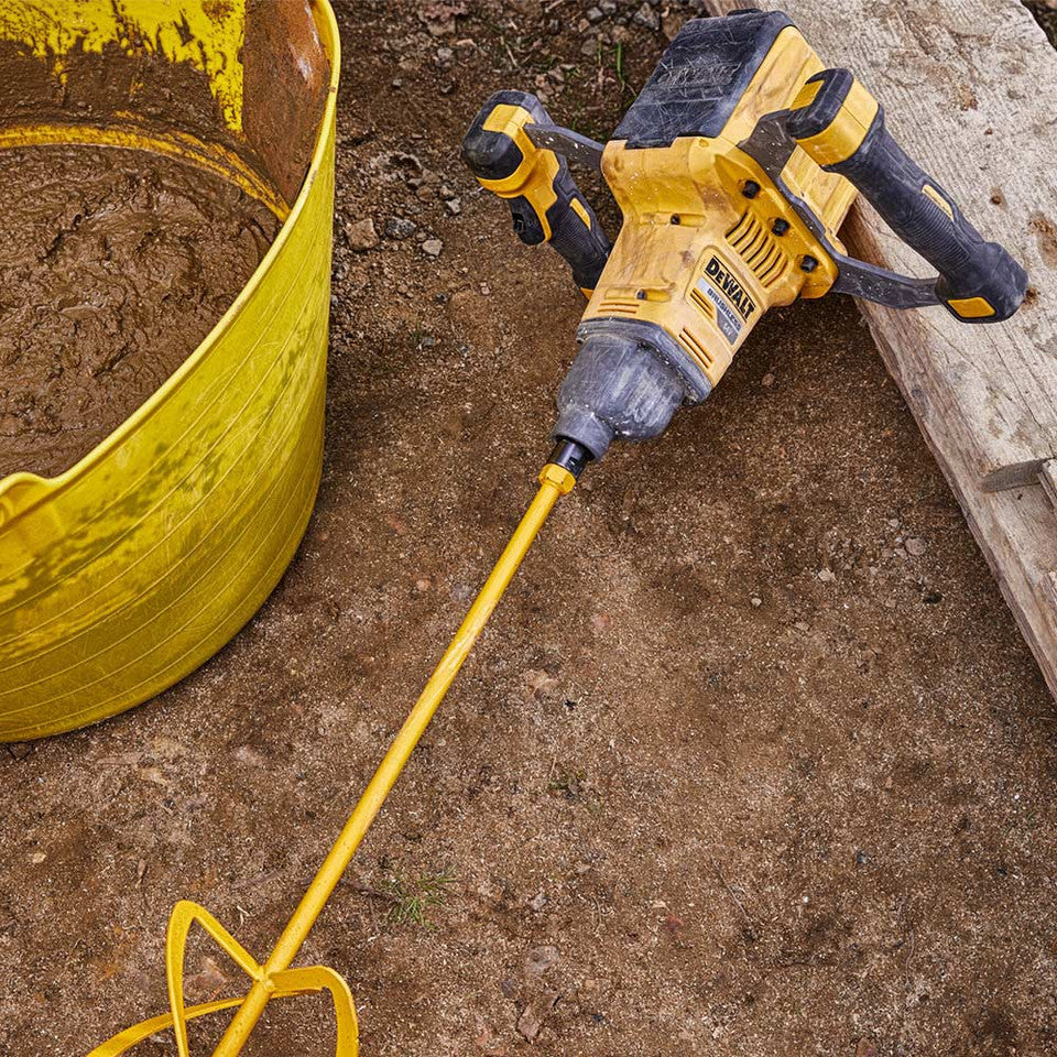 DeWalt DCD240N XR 54V FLEXVOLT Brushless Paddle Mixer 160mm M14 Body Only - MonkeyTools